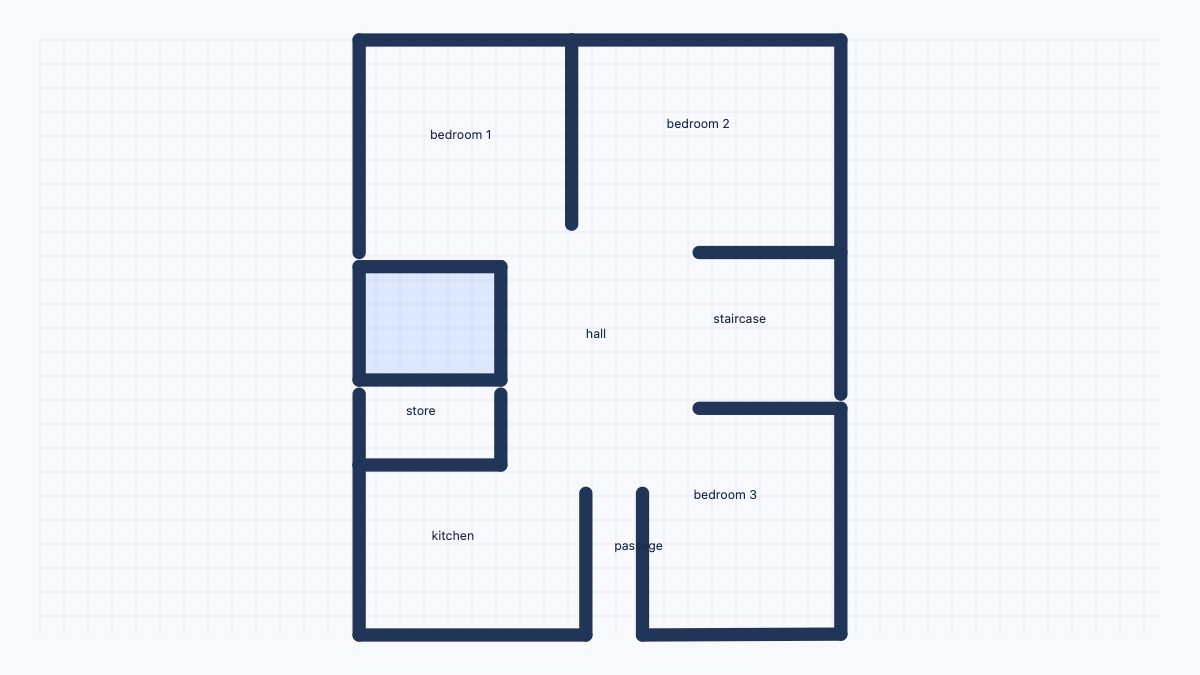 25x32 House Plan East Facing - 3 BHK with Kitchen Store & Hall thumbnail